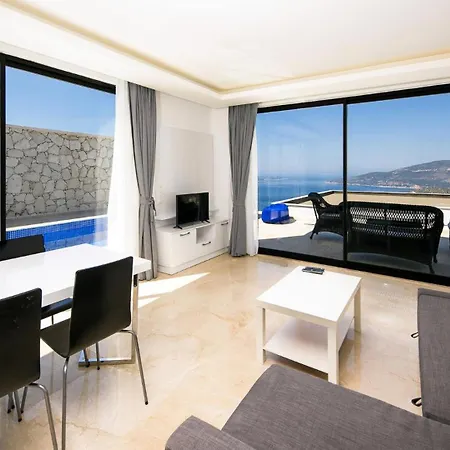 1 Bedroom Seaview 3m Drive To The Center Villa Kalkan